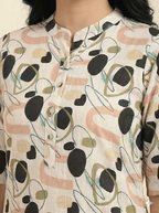 Daily Wear Long Kurti Size XL Popcorn Fabric